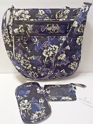 Vera Bradley Frosted Floral Crossbody Handbag Id Case And Eye Glass Case • $25