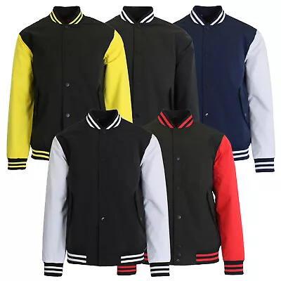 Men’s Lightweight Polyester Multi Pocket Varsity Jacket (Sizes: S-2XL) FREE SHIP • $26.97