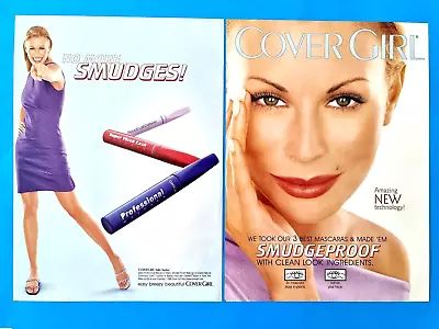 1990s - COVERGIRL  - Niki Taylor  Makeup Beauty Mascara Vintage  Print  AD- D571 • £13.25