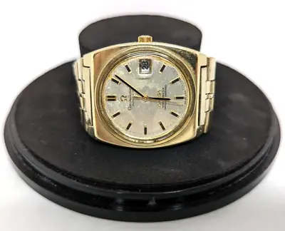 OMEGA Constellation Chronometer Ref.166.063-168.048 Gold Plated Cal.1001 Watch • $1599