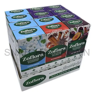 £18.99 • Buy 12 X 120ml ZOFLORA MIX PACK ANTIBACTERIAL DISINFECTANT CLEANER LIMITED EDITION