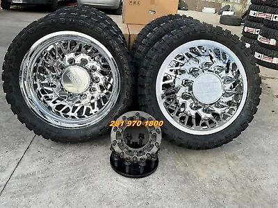 24   Alcoa Custom Desigen L3  Wheels Rims  With Tires 35125024 For Dually Trucks • $6900