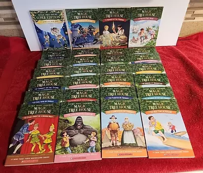 Lot Of 27 Magic Tree House Books 1-28 (missing #22) Mary Pope Osbourne Paperback • $27.99