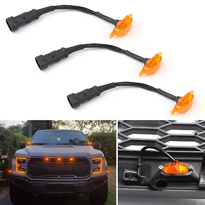 3X Bumper Grille LED Light Grill For Ford F-150 F150 2015 - 2019 Raptor Style • $20.79