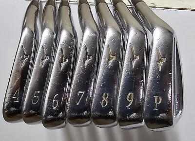 Mizuno MP-58 Iron Set 4-PW Forged Golf Clubs Steel Project X 6.0 Stiff Shaft RH • $269.99