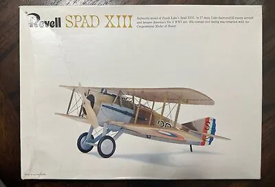 Vintage 1965 Revell Frank Luke's Spad XIII H-290:200 Model Airplane Kit W/Box • $34.99