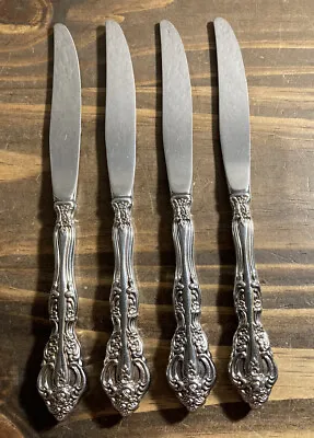 Oneida Michelangelo Heirloom Stainless Flatware Dinner Knives ~ Set Of 4 ~ Lot 1 • $10.49