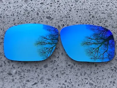 Etched Polarized Ice Blue Mirrored Replacement Lenses For Oakley Holbrook • £12.99