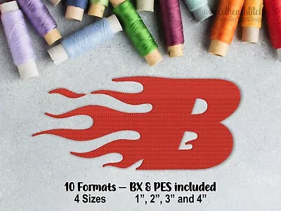 Blaze Machine Embroidery Font BX Ready Embroidery Download USB CD • $12.95