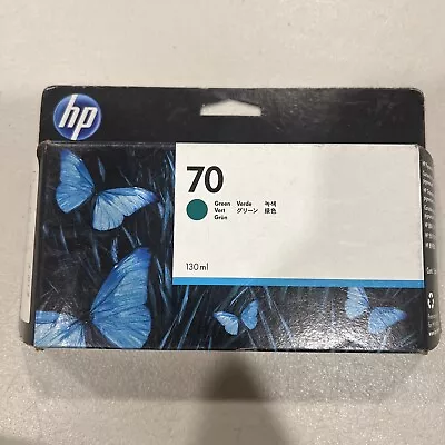 Genuine HP 70 Green Ink C9457A 130ml DesignJet Z3100 Z3200 Cartridge • $14.75