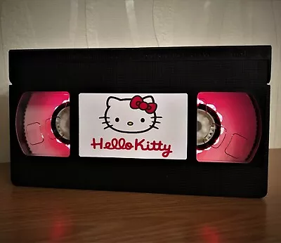Hello Kitty Night Light Desk Lamp Movie VHS Gift Office Cat Animal Game • £13.49