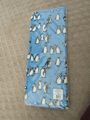 Vera Bradley Curling & Flat Iron Cover Travel Case In Playful Penguins Blue  NWT • $14.99