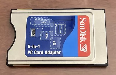 SanDisk 6-in-1 PC Card Adapter SDAD-67 • $18.99