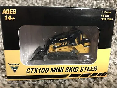 2021 SpecCast 1:50 VERMEER CTX100 MINI SKID STEER Diecast New!! • $29.99