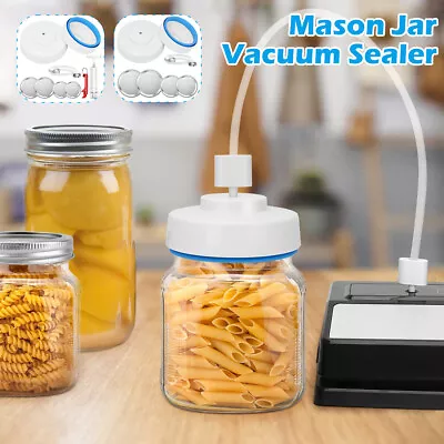 Mason Jar Vacuum Sealer Kit Mason Jar Vacuum Sealing Machine Food Storage 🍻 • $23.19