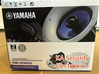 Yamaha NS-IC600 6  110W Ceiling Speakers( Pair) 1  Swivel Tweeter Sealed Back • $380