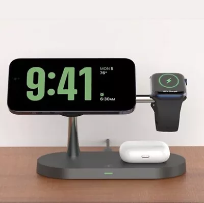 3 In 1 MagSafe Wireless Charger Charging Station IPhone 13/14/15 Watch AirPods • $39.99