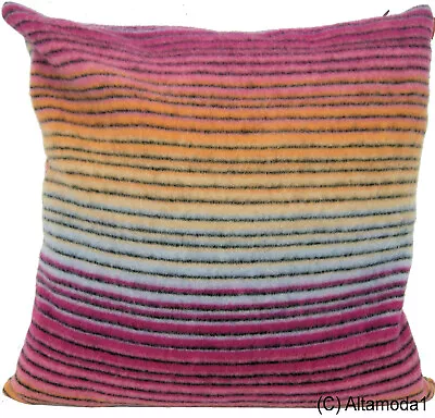 MISSONI UPHOLSTERY CUSHION COVER 80% LAMBSWOOL 20% CASHMERE 40X40cm DIONISIO T57 • £95