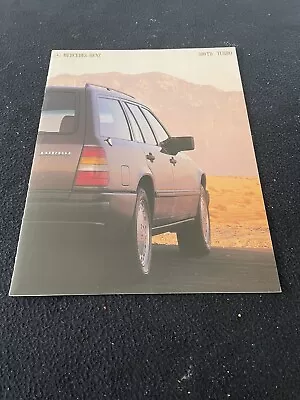 1987 Mercedes 300TD Turbo Diesel US Sales Brochure 300 TD Station Wagon Catalog • $29.98