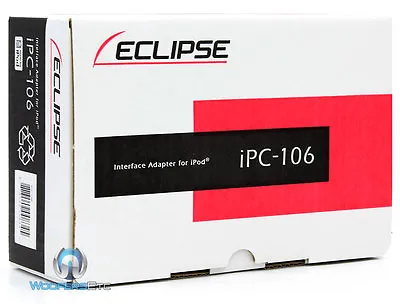 ECLIPSE IPC-106 IPOD INTERFACE For CAR STEREO CD DVD TV CD5100 CD7200 CD3000 NEW • $99.99