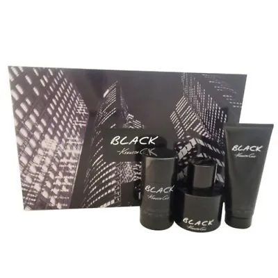 Kenneth Cole Black 3pc Gift Set Cologne Men 3.4 Oz After Shave Balm + Deodorant • $45.34