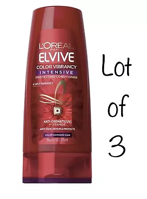 3- L'Oreal Elvive Color Vibrancy Intensive Conditioner ~  12.6 Oz ~ Discontinued • $21.98