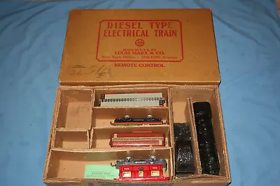 Marx Stream Line Freight Train Set W/#999 Steam Locomotive & Tender. Set Box • $119.95