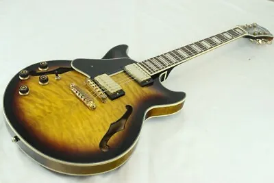 Ibanez AM93L Artcore Series Lefty Antique Yellow Sunburst Semi Hollow M3224 • $774