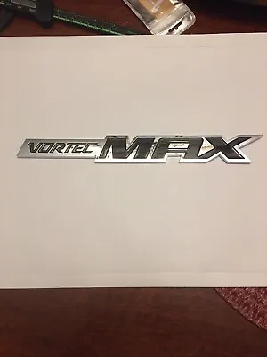 1 Pc Vortec Max Emblem Badge For 06-09 Silverado Truck 6.0 Liter Chrome Black • $14.99