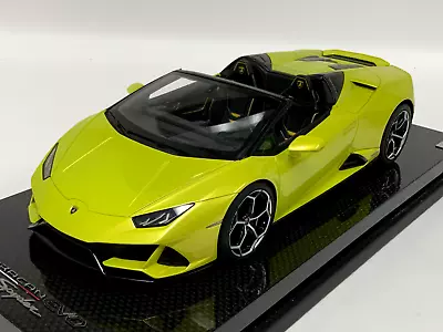 1/18 MR Collection Lamborghini Huracan Evo Spyder Tenerife Yellow   21/25  FM10 • $599.95