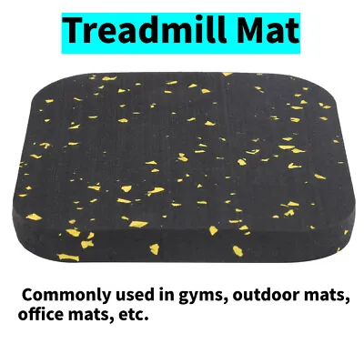 $30.90 • Buy 6PCS Rubber Treadmill Mat Sound Insulation Cushion Exercise Mat Fitness Damping
