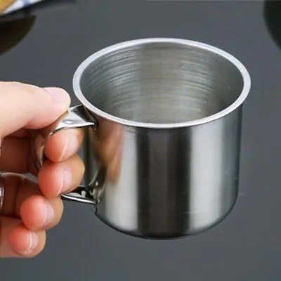 200ml Tea Drinking Travel Metal Coffee Mug Stainless Steel Camping Portable Cup • £2.58