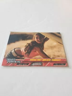 Megan Fox 2007 Topps Transformers Movie Card Mega-hot Grease Monkey #36 • $25