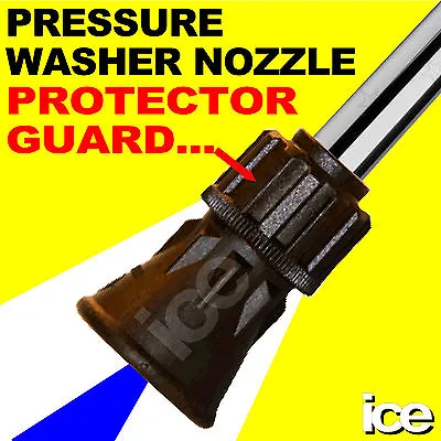 £6.99 • Buy Pressure Washer Steam Cleaner 1/4  Lance Tube Nozzle Jet Tip Socket Guard Rubber