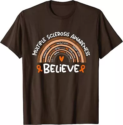 Believe Ms Awareness Month Multiple Sclerosis Unisex T-Shirt • $19.99