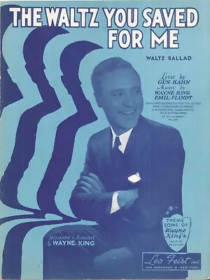 The Waltz You Saved For Me Sheet Music Hawaiian Guitar 1931 Wayne King Kahn Oahu • $13.50