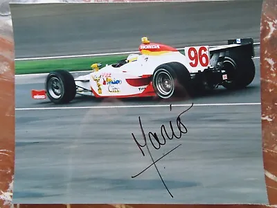 Signed Autographed 8 X 10 Photo Indy 500 Race Driver Mario Domínguez • $5.95