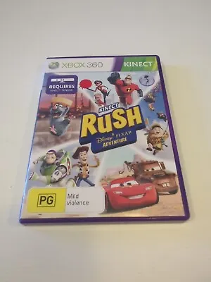 Kinect Rush: A Disney Pixar Adventure Xbox 360 Game PAL - No Manual - Free Post • $14.95