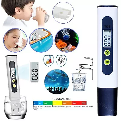 Digital Water Quality Meter Test Pen TDS Temp PPM Tester Hydroponics Aquarium AU • $12.79