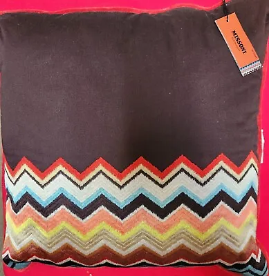 MISSONI For Target Toss Accent Pillow Zig Zag 20 X20  NWT • $40