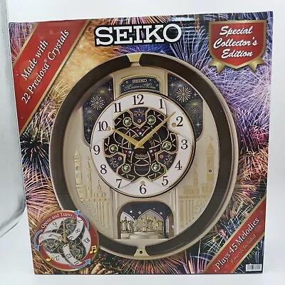 Seiko Limited Edition Melodies In Motion 2023 Musical Wall Clock (QXM399BRH) • $78