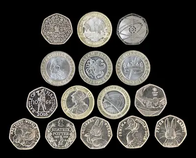 Choose Your Coin Uncirculated Fifty Pence 50p One Pound £1 Two Pound £2 Coins  • £4.99