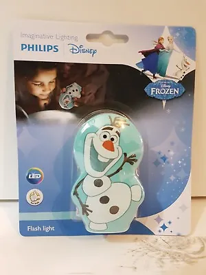 £4 • Buy Philips Disney Frozen Olaf Children's Night Light And Flashlight