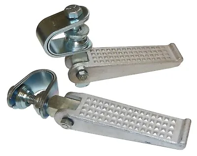 Aluminum Footrest Pegs Fits 7/8 Or 1  For Motorcycle Minibike Chopper Harley • $23.96