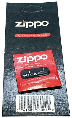 Genuine Zippo Wick For Zippo & Other Petrol Lighters (Pack Contains One Wick) • £4.50