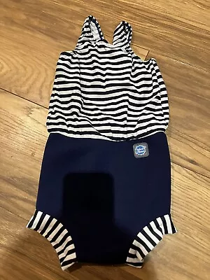 Splash About Happy Nappy Baby Swimming Costume Size XL 12-24 Months VGC • £6.99