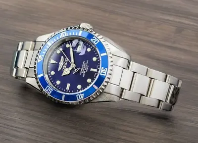 Invicta Pro Diver 38mm Blue Dial Men's Quartz Stainless Steel Watch Rare • $69.50