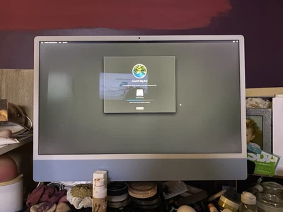 £1500 • Buy Apple IMac 24  Blue With Wireless Keyboard And Mouse