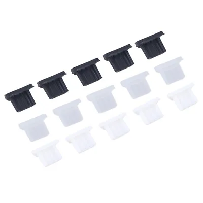 10pcs Universal Micro-USB Dust Plug Charger Port Cover Cap Female Jack Inter-_io • £2.69