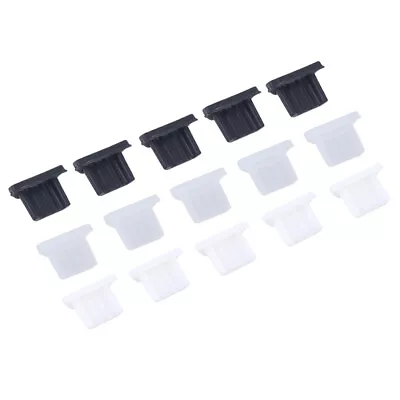 10pcs Universal Micro-USB Dust Plug Charger Port Cover Cap Female Jack Interf-YN • $1.08